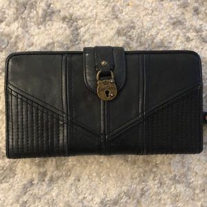 Juicy couture Black leather wallet